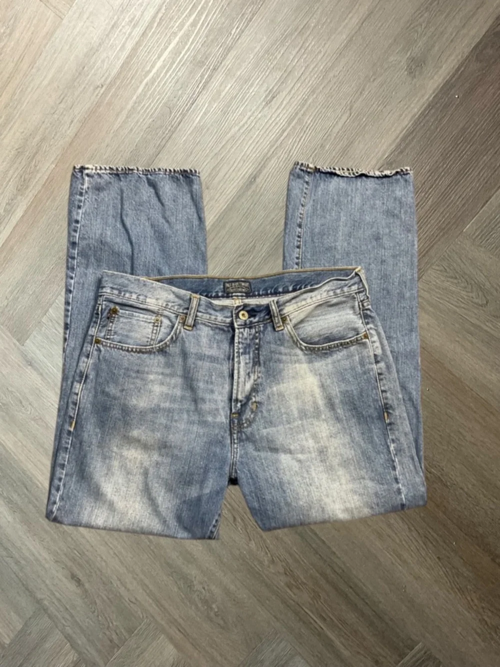 Vintage Polo Jeans Co Ralph Lauren Straight‎ Classic Jeans Mens 34x30 Light Wash